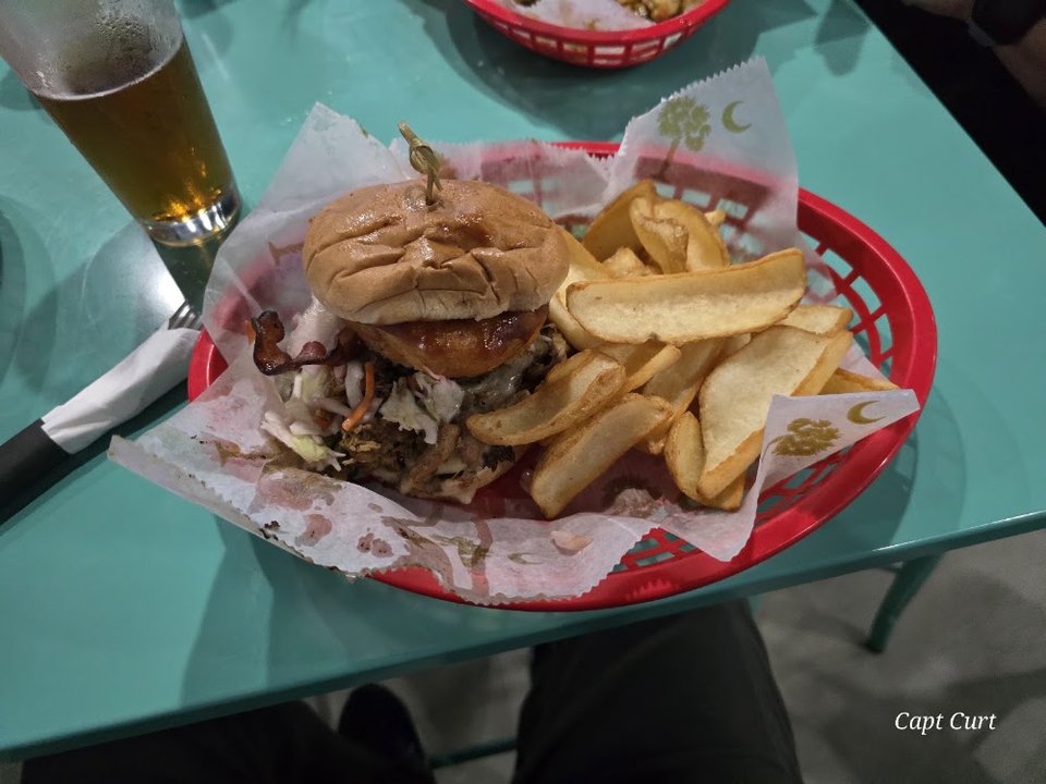 Smash Burger and Fries